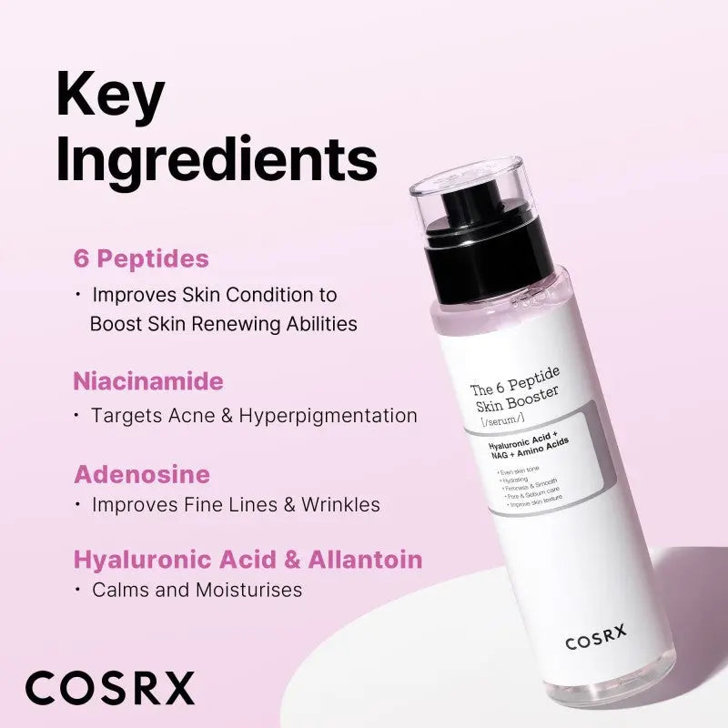 Cosrx The 6 Peptide Skin Booster serum Rose Cosmetics