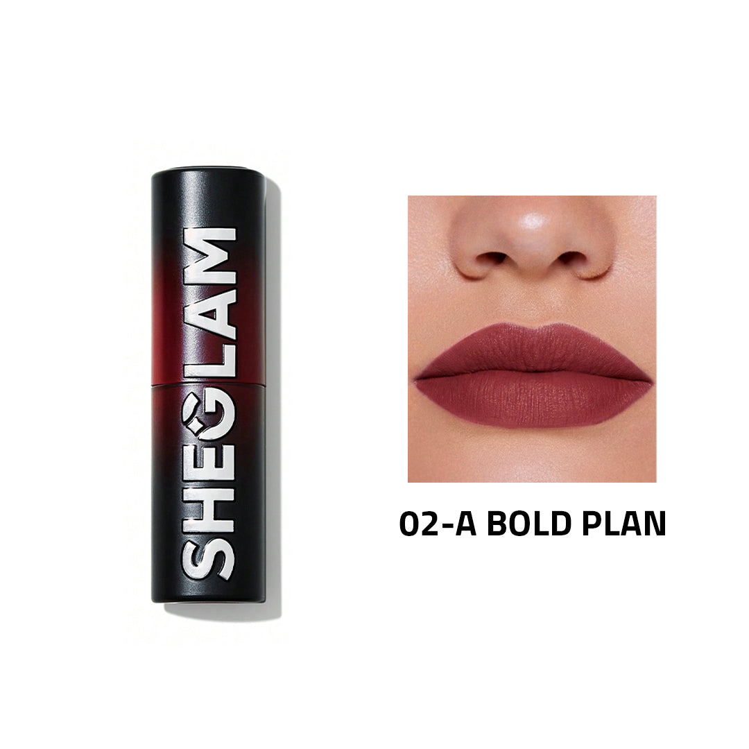 2 pieces Sheglam Long-Lasting Matte Lipstick Rose Cosmetics