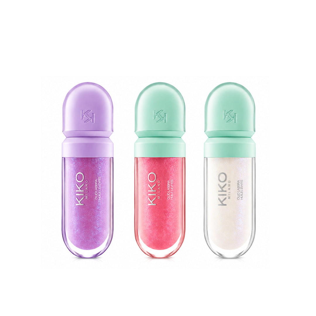 KIKO Milano Lip Oil Trio – 3 Pieces | 70% OFF Rouge