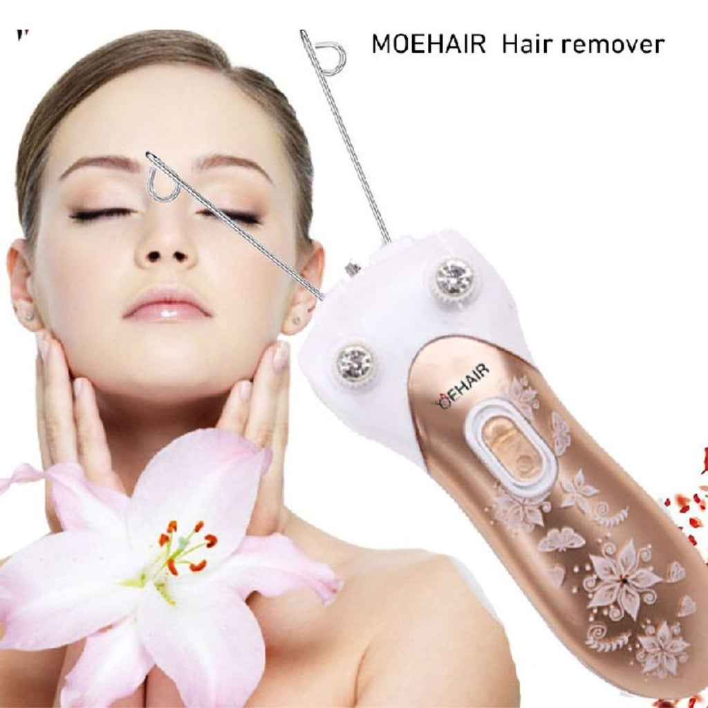 Moehair Electric Threading Epilator Machine Rose Cosmetics