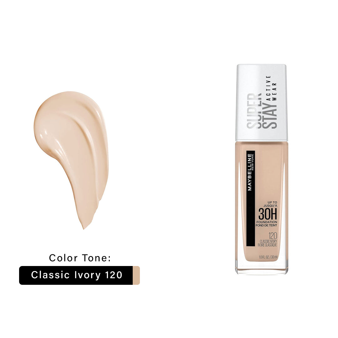 MAYBELLINE  Super stay Active Wear Foundation Jasmine Beauty