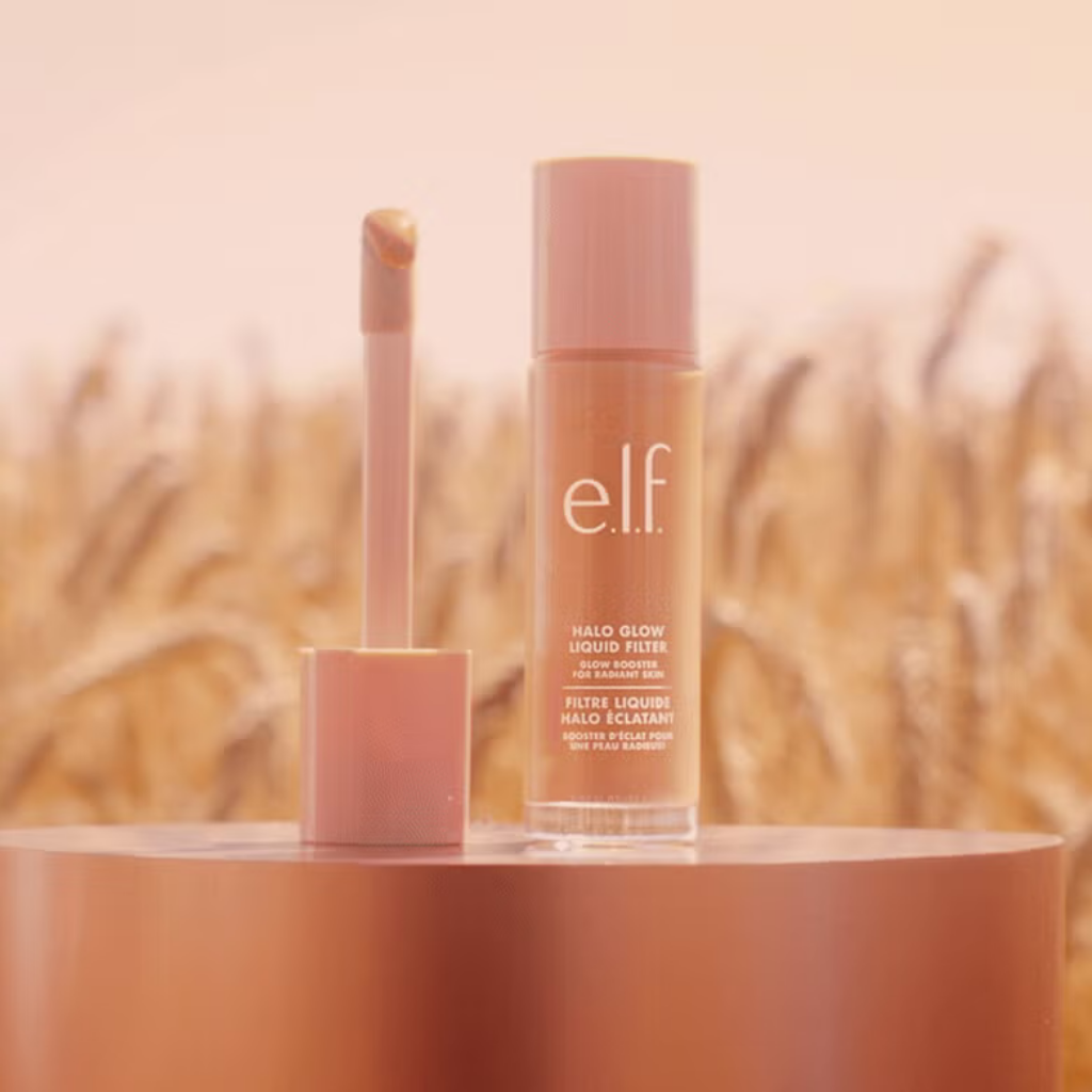 e.l.f Halo Glow liquid filter Rose Cosmetics