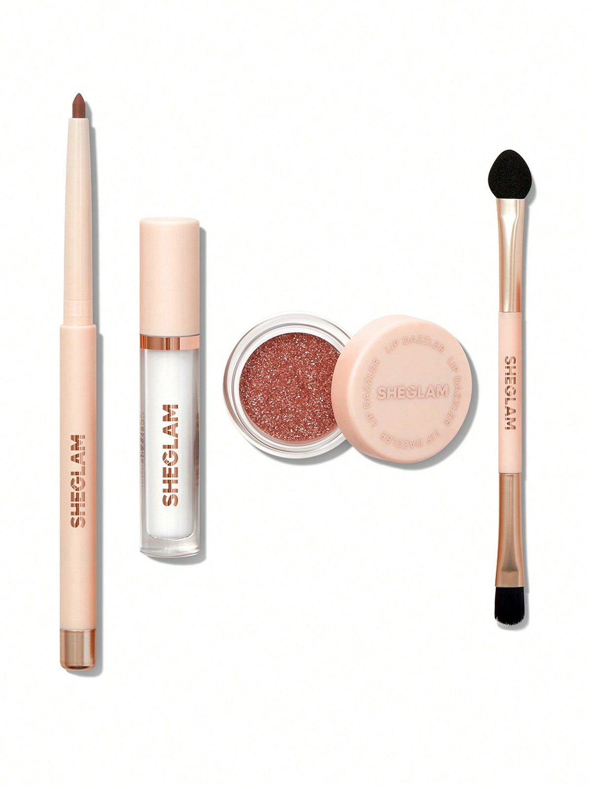 Sheglam Lip Dazzler Glitter Kit Rose Cosmetics