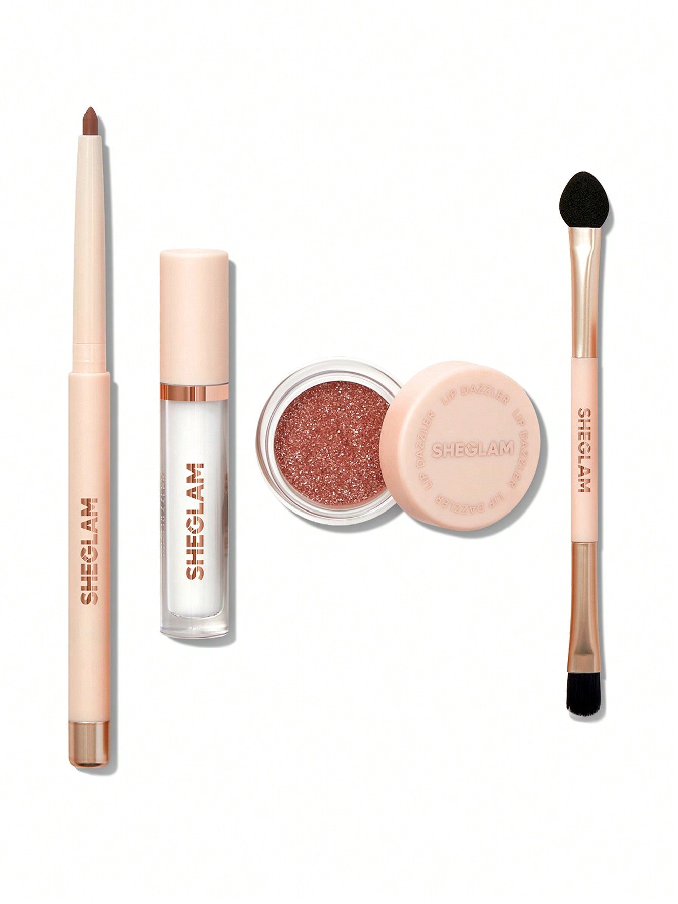 Sheglam Lip Dazzler Glitter Kit Rose Cosmetics