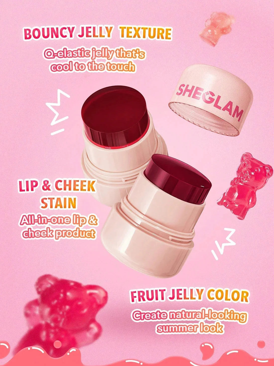Jelly Glow Tint Duo – Buy 1 Get 1 Free Rose Cosmetics