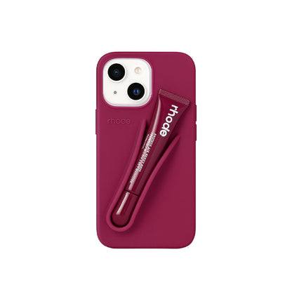 Rhode lip gloss + IPH 13 Case Rose Cosmetics