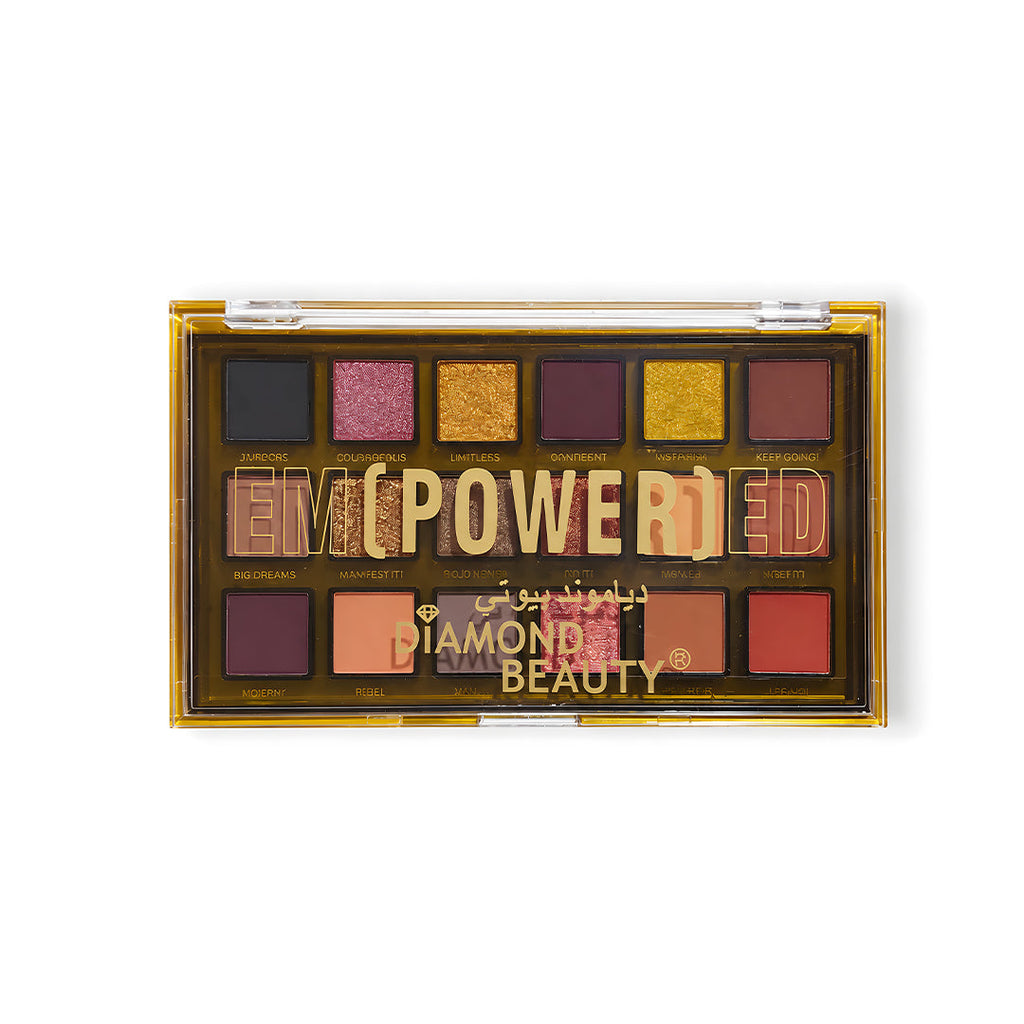 Empowered Diamond Beauty Eyeshadow Palette Rose Cosmetics