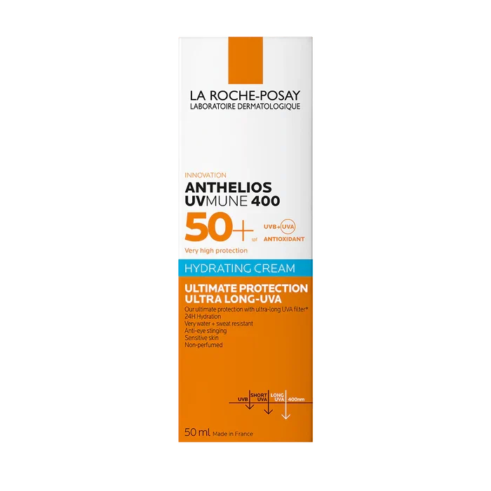 ( 2 pieces Offer ) La Roche-Posay Anthelios Shaka UVMUNE Oil Control Fluid SPF50+ 50Ml Rose Cosmetics