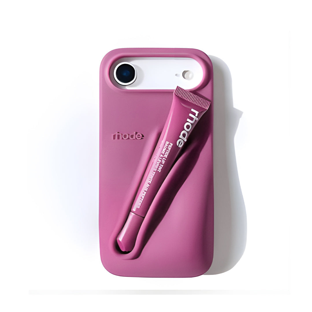 Rhode lip gloss + IPH 17 AIR Case Rose Cosmetics