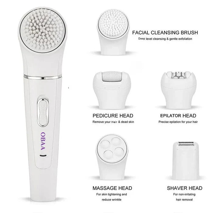 DSP Professional 5-in-1 personal care brush Rose Cosmetics