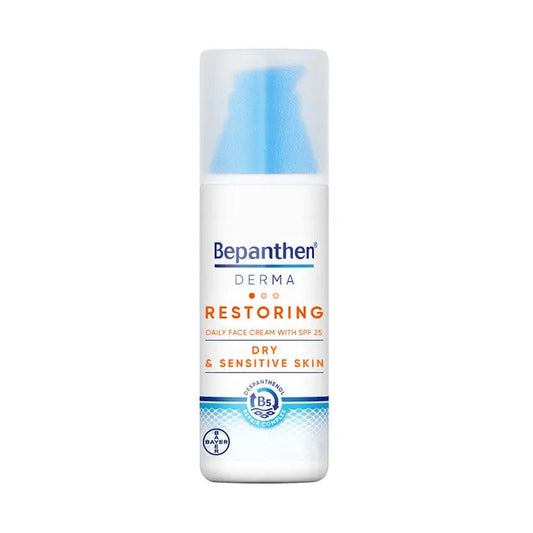 Bepanthen Derma Restoring Face Cream with SPF25 Rose Cosmetics