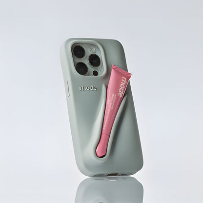 Rhode lip gloss + IPH 13 PRO MAX Case Rose Cosmetics