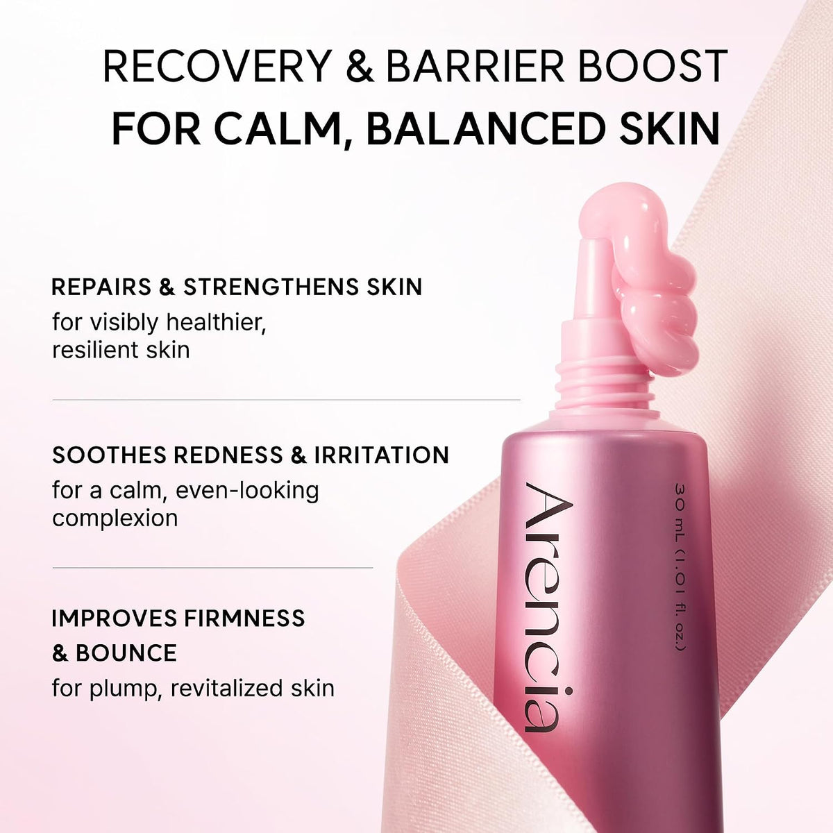 Arencia PDRN Booster Shot Serum, Rosy-PDRN & Peptides for Glowy, Healthy Skin, 30ml