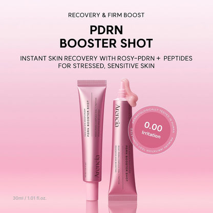 Arencia PDRN Booster Shot Serum, Rosy-PDRN & Peptides for Glowy, Healthy Skin, 30ml