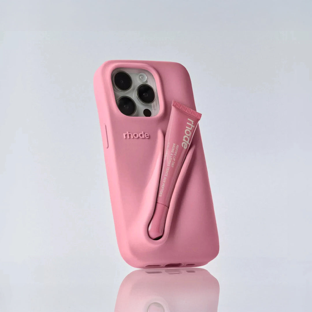 Rhode lip gloss + IPH 13 PRO MAX Case Rose Cosmetics