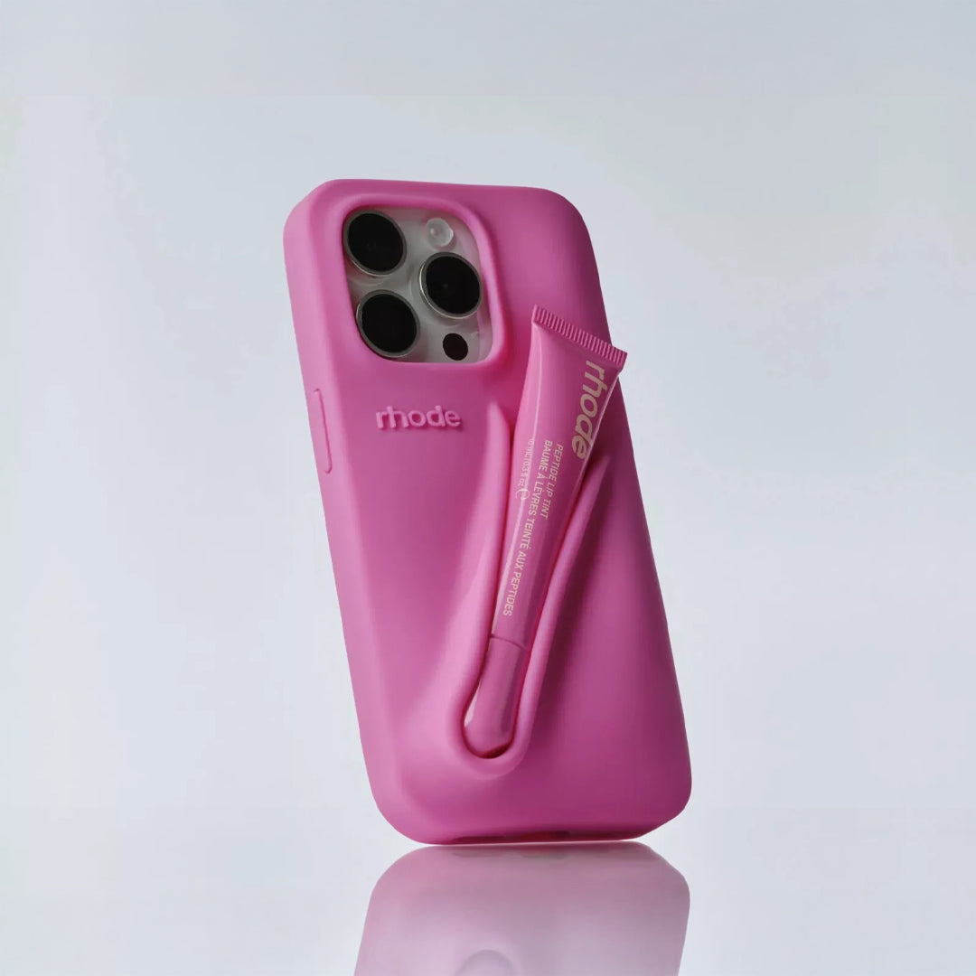 Rhode lip gloss + IPH 16 PRO MAX Case Rose Cosmetics