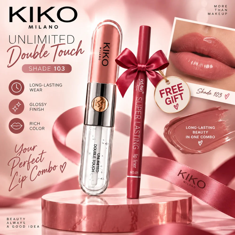 KIKO Doubletouch + Free Artskin Lip Liner