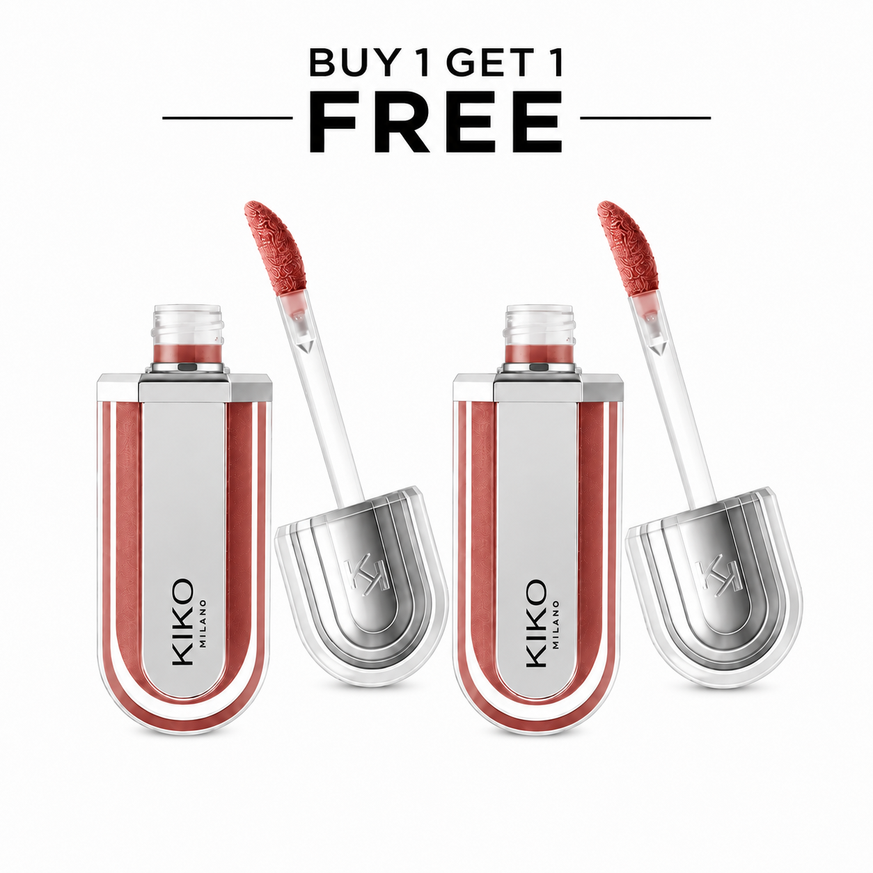 KIKO 3D Hydra Xtreme Lipgloss buy 1 get 1 Rouge
