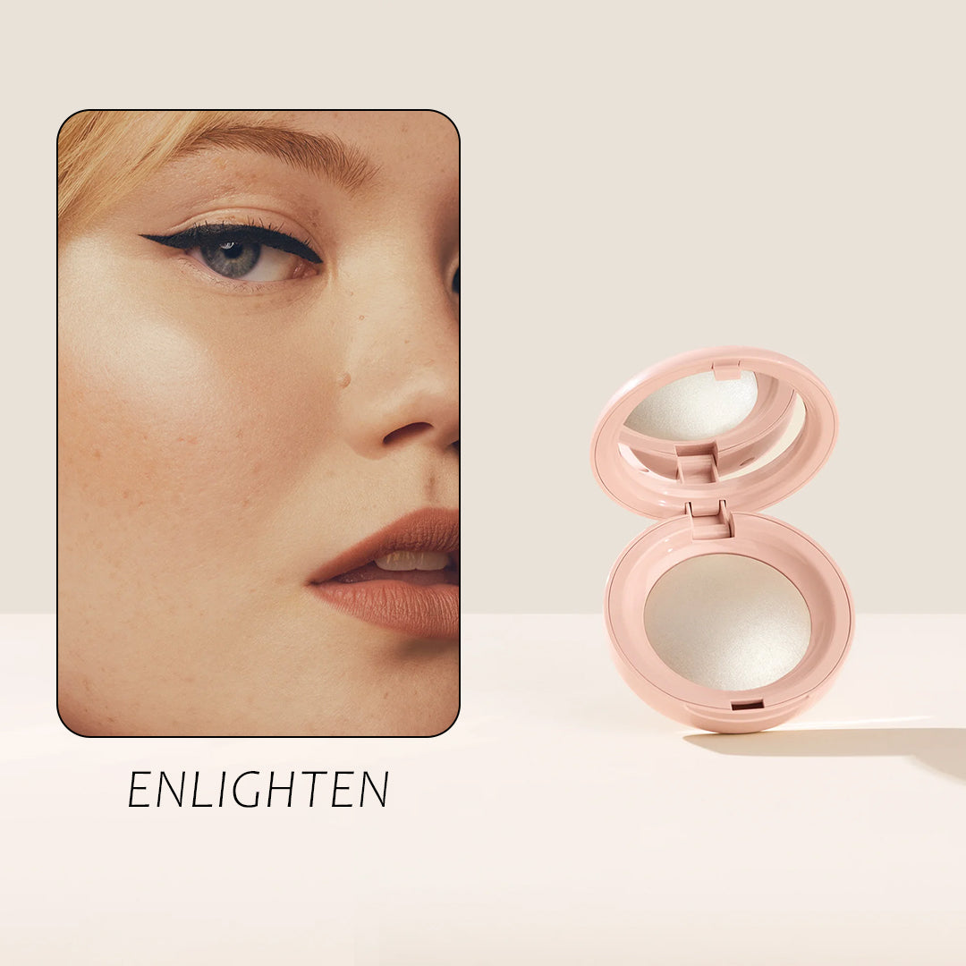 Rare Beauty Positive Light Silky Touch Highlighter – Luminous Glow Powder Rose Cosmetics
