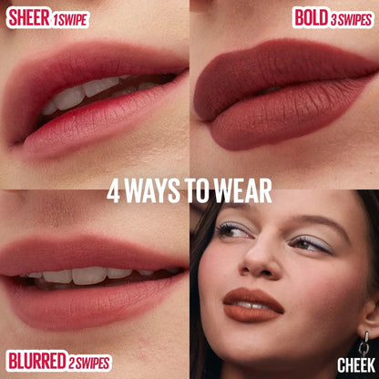 Maybelline Teddy Tint + SHEGLAM Buttery Bliss Blusher