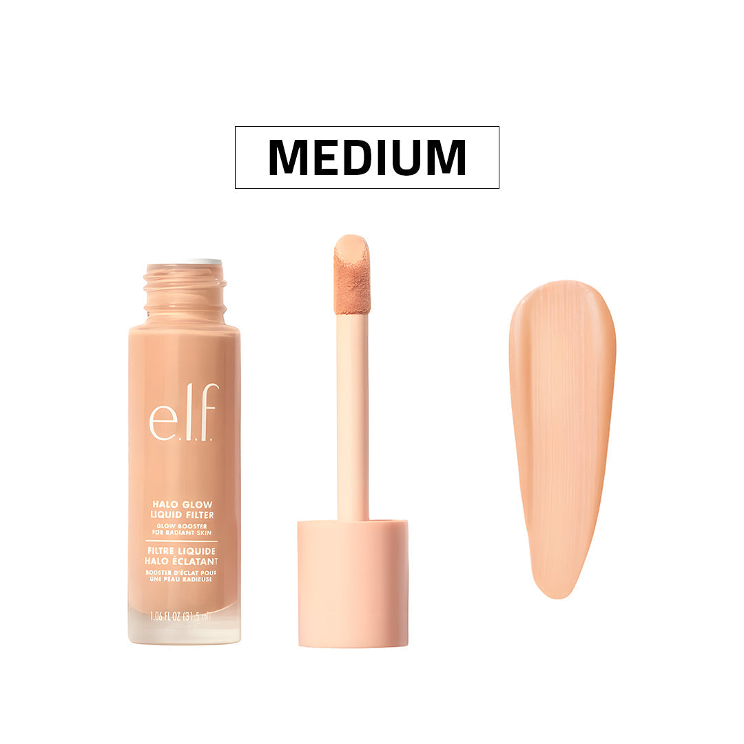 elf Halo Glow liquid filter Rose Cosmetics