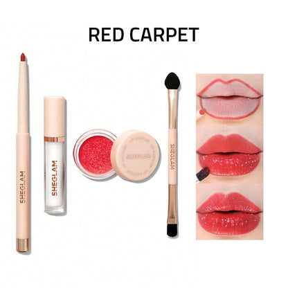 Sheglam Lip Dazzler Glitter Kit Rose Cosmetics