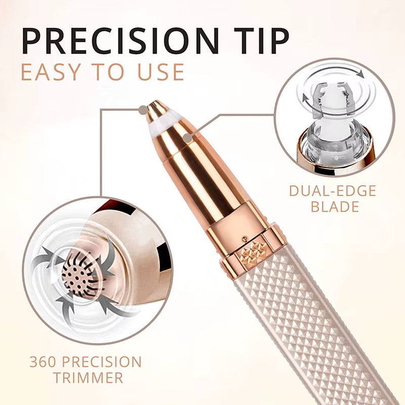 2 in 1 Blawless Fascial And Eyebrow Hair Remover Rose Cosmetics