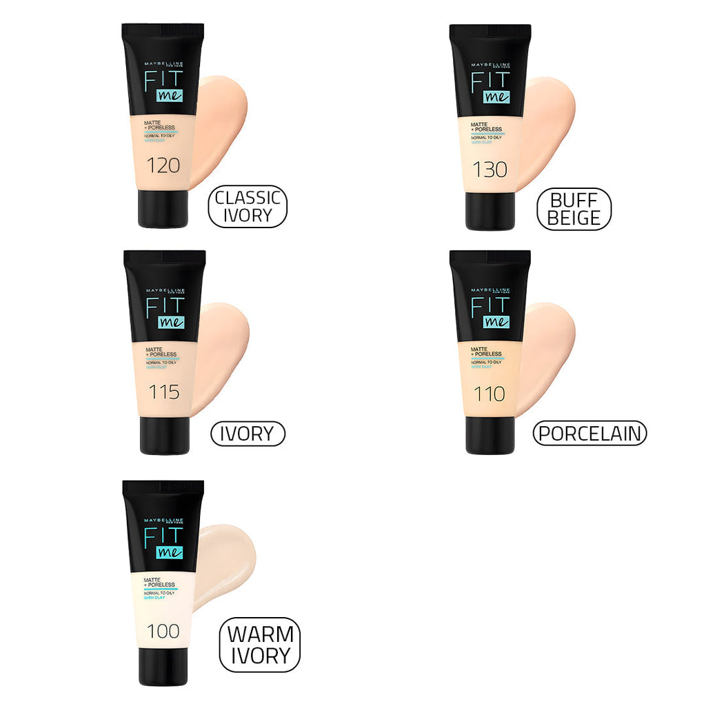 Maybelline foundation Fit Me Matte + Poreless Jasmine Beauty