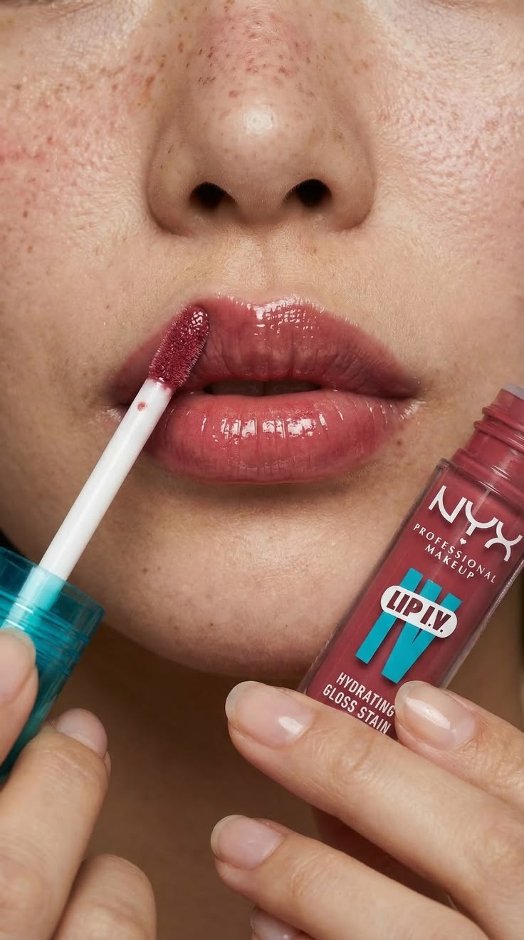 NYX Lip I.V. Hydrating Gloss Stain – Buy 1 Get 1 Free Rouge