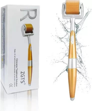 ZGTS Derma Roller Professional Gold Titanium Rose Cosmetics