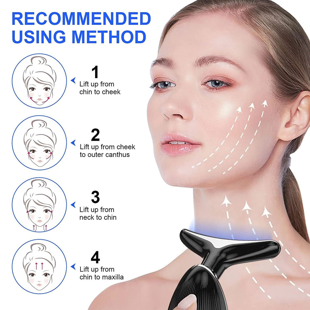 Facial and Neck Lifting Massager Rose Cosmetics