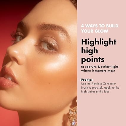 e.l.f Halo Glow liquid filter Rose Cosmetics