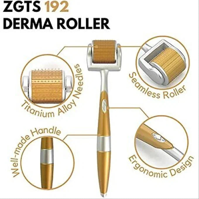 ZGTS Derma Roller Professional Gold Titanium Rose Cosmetics