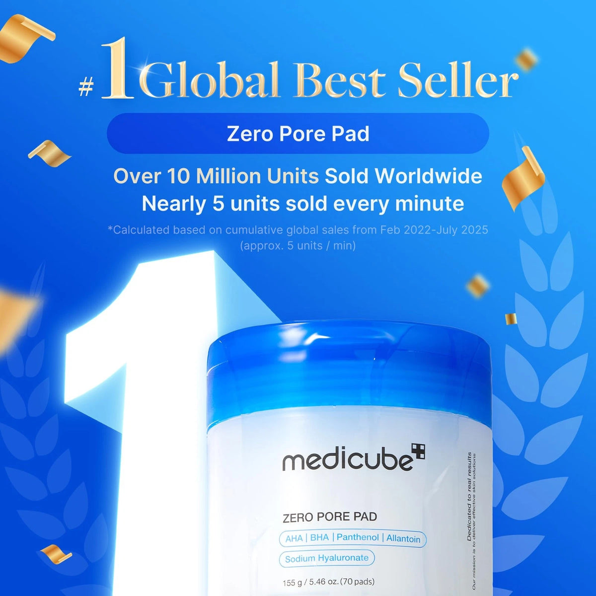 MEDICUBE Zero Pore Pad 2.0 155g (70pcs)