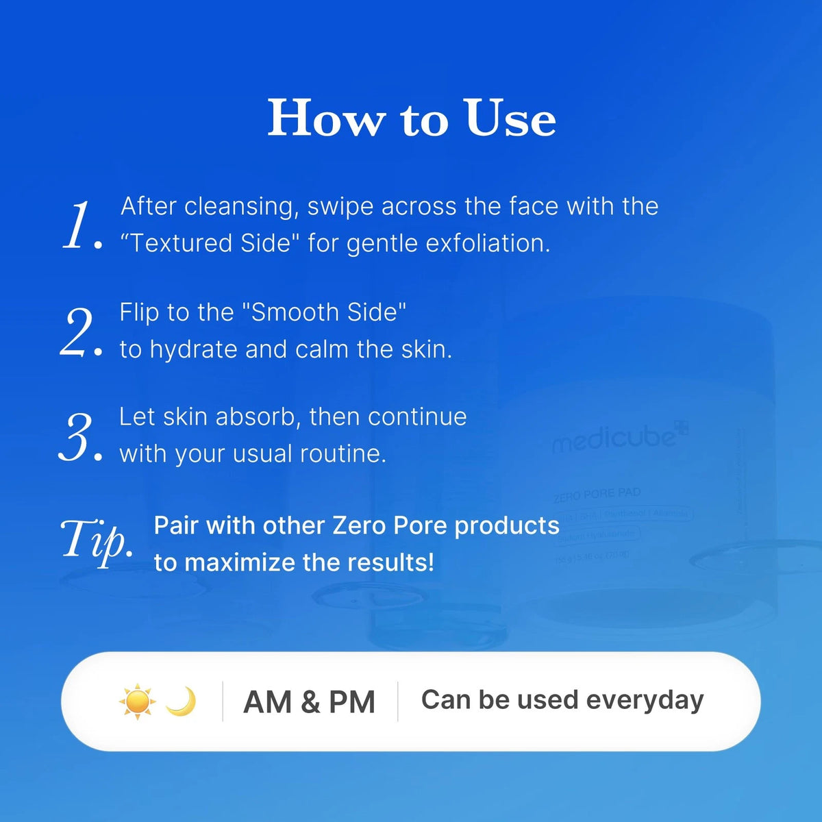 MEDICUBE Zero Pore Pad 2.0 155g (70pcs)