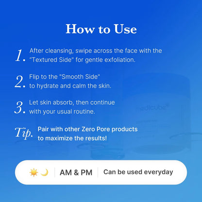 MEDICUBE Zero Pore Pad 2.0 155g (70pcs)